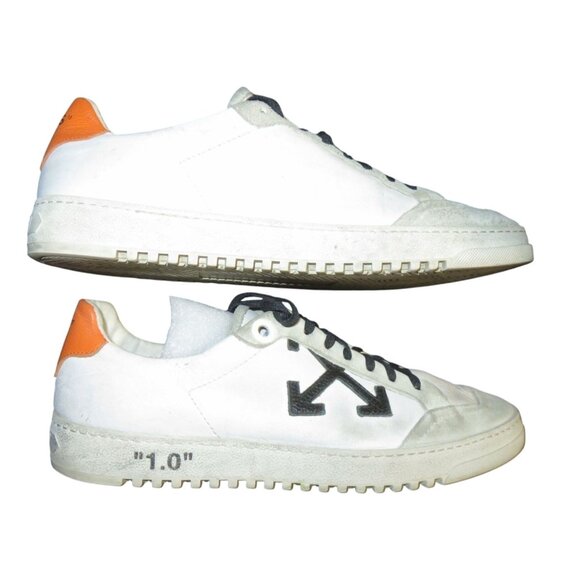 Off-White × Streetwear × Virgil Abloh Cup Sole 2.0 White Leather Low Top Sneaker - Picture 6 of 11